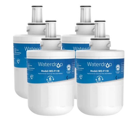 Replacement for Samsung Aqua Pure Plus DA29 00003G DA29 00003B DA29 00003A HAFCU1 Refrigerator Water Filter By Waterdrop 4 Pack c6d60f2a c88c 470d a2b8 427630a07f91.c81af4ddb9da86d589