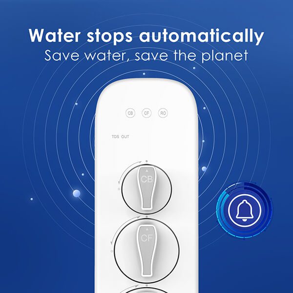 Water stops automatically